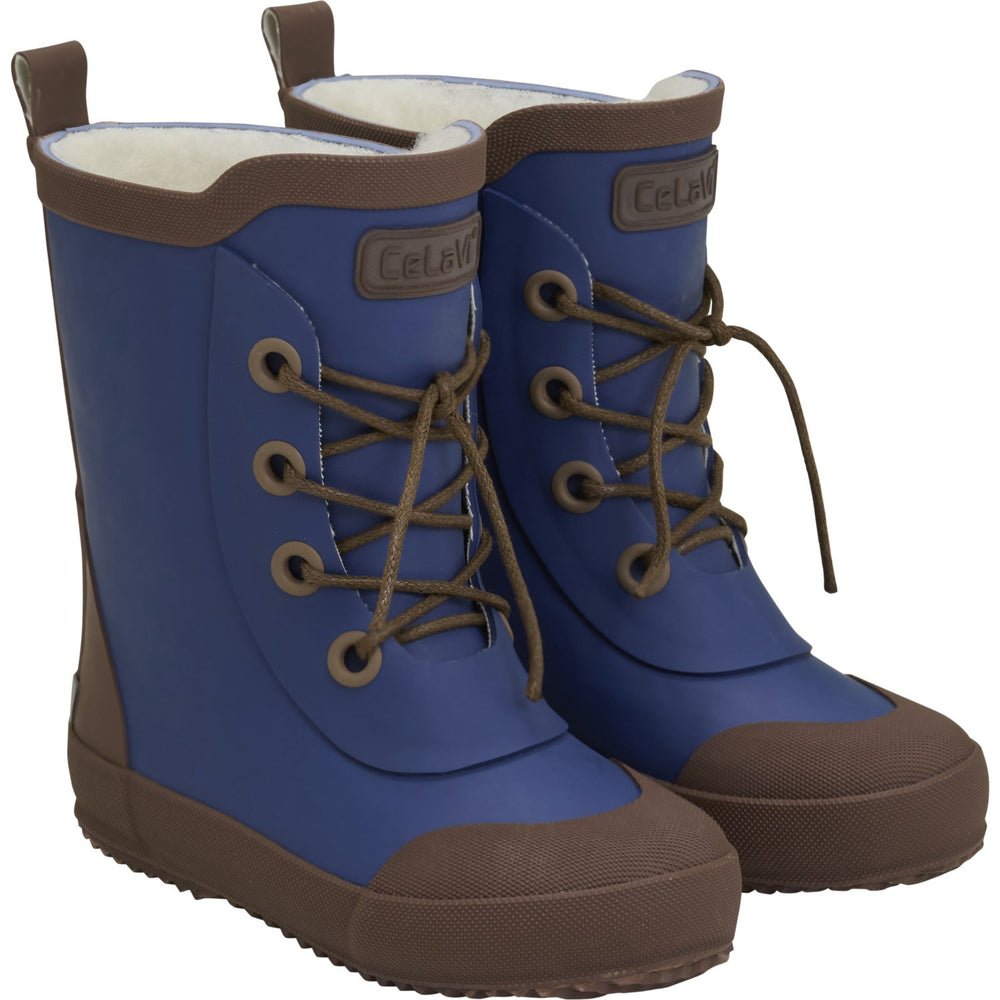 Stivali in gomma termica CeLaVi Oceania con fodera in lana